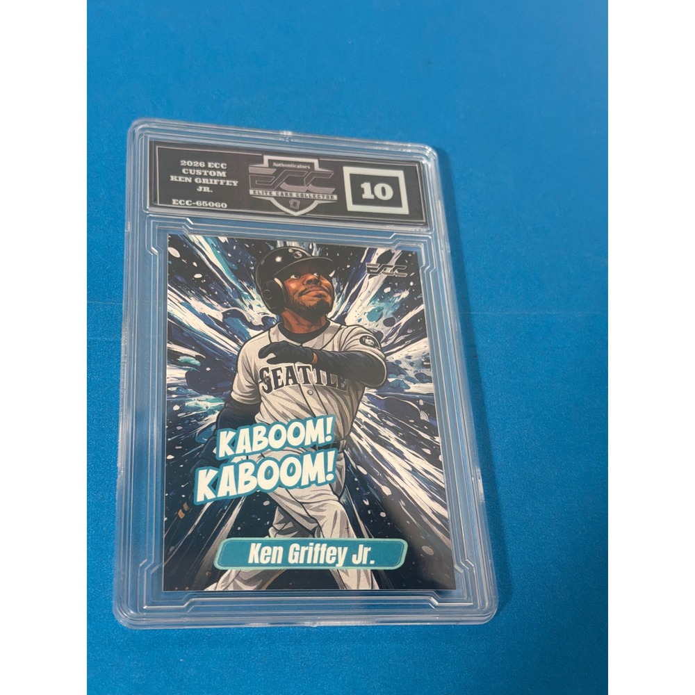 2024 ECC Custom Ken Griffey Jr Kaboom Seattle Mariners ECC 10 Gem Mint ECC-65060
